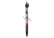 Colorino Pióro Wycieralne Spiderman Czarny Pająk, niebieski wkład 0,5 mm