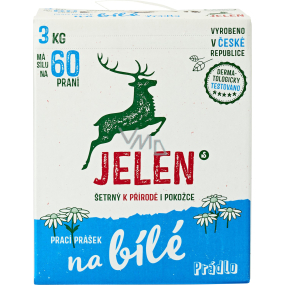 Jelen proszek do prania białego, 3 kg, 60 dawek