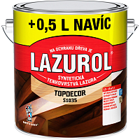 Lazurol Topdecor S1035 cienkowarstwowy impregnat do drewna T021 orzech, 2,5 + 0,5 l