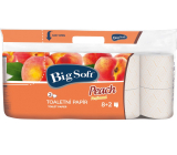 Big Soft Peach Brzoskwiniowy perfumowany papier toaletowy 200 arkuszy 2-warstwowy 10 rolek