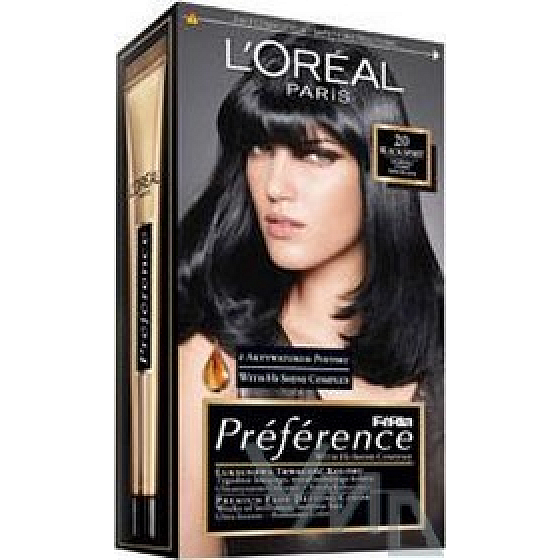 Loreal Paris Préférence Féria barva na vlasy 20 black spirit temně černá
