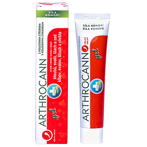 Annabis Arthrocann hřejivý konopný gel s koloidním stříbrem na klouby, šlachy svaly a záda 75 ml