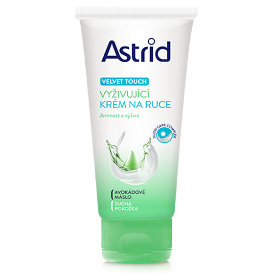 Astrid Velvet Touch Vyživující krém na ruce pro suchou pokožku 100 ml