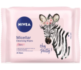 Nivea 3v1 Micelární čisticí pleťové ubrousky pro všechny typy pleti 25 kusů
