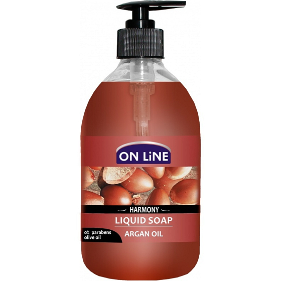 On Line Harmony Argan Oil tekuté mýdlo s dávkovačem 500 ml