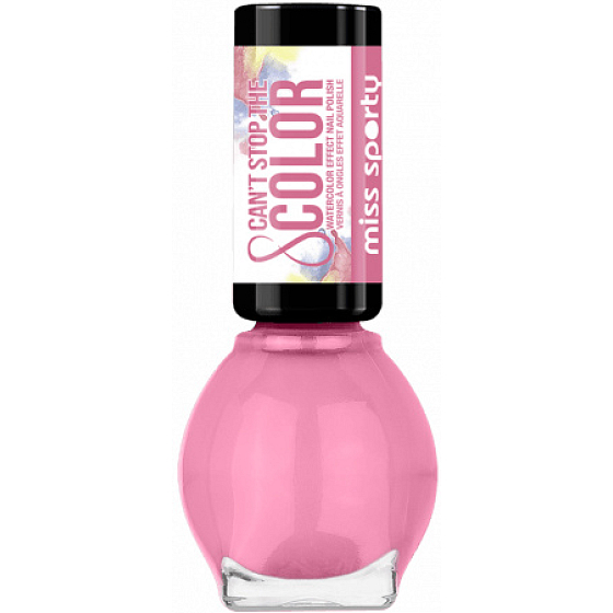 Miss Sporty Cant Stop The Color Nail Polish lak na nehty 30 Candy Palette - Sladká růžová 7 ml