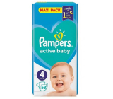 Pampers Active Baby Maxi Pack 4 9-14 kg pieluchy 58 sztuk