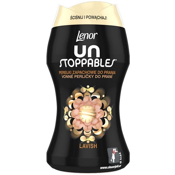 Lenor Unstoppables Lavish vonné perličky do pračky dodávají prádlu intenzivní svěží vůni až do dalšího praní 140 g