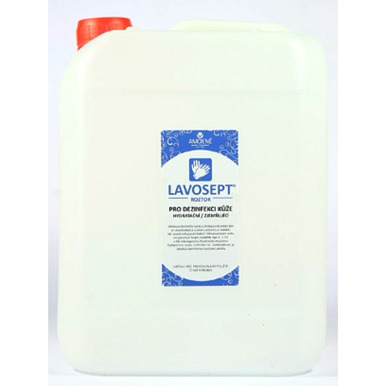 Lavosept K Citron dezinfekce kůže roztok pro profesionální použití více jak 75% alkoholu 5 l