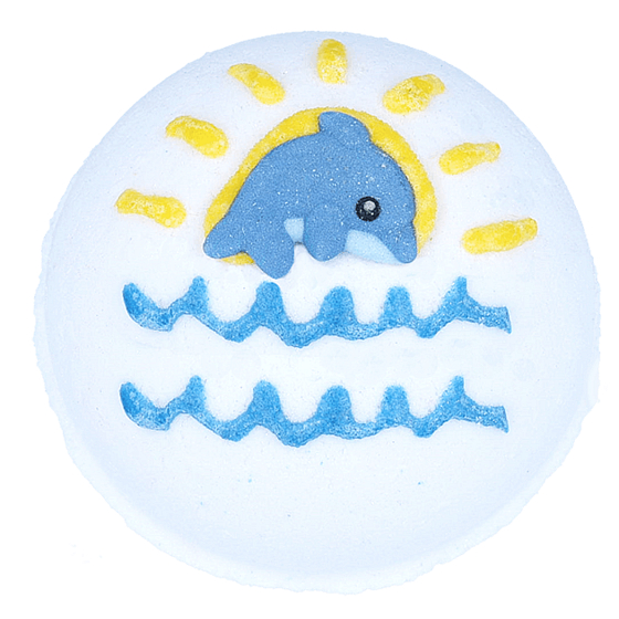 Bomb Cosmetics Delfin - Dolphinately Musująca kula do kąpieli 160 g