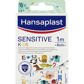 Hansaplast Sensitive Kids plastry dla dzieci do wrażliwej skóry, 10 szt.