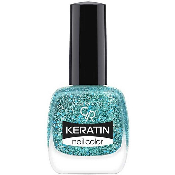 Golden Rose Keratin Nail Color Glitter lakier do paznokci 409 10,5 ml