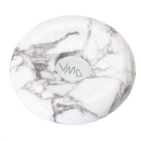 Magnezit / Howlit biały Donut naturalny kamień 30 mm, oczyszczony kamień Magnezit / Howlit biały Donut naturalny kamień 30 mm, oczyszczony kamień