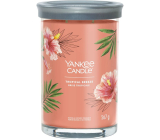 Yankee Candle Tropical Breeze - Tropikalna bryza świeca zapachowa Signature Tumbler duże szkło 2 knoty 567 g