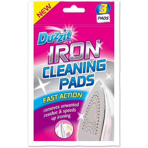Duzzit Iron Cleaning Pads čisticí serwetki do prasowania 3 sztuki