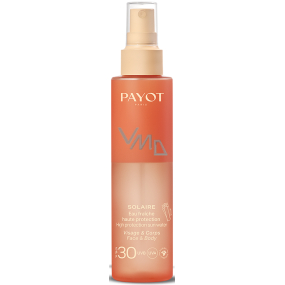 Payot Solaire Eau Fraiche Haute Protection dwufazowa woda słoneczna do opalania spray SPF30 150 ml