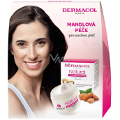 Dermacol Mandlowa pielęgnacja Naturalny odżywczy krem dzienny 50 ml + bogaty krem nocny 50 ml, zestaw kosmetyków dla kobiet