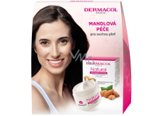 Dermacol Mandlowa pielęgnacja Naturalny odżywczy krem dzienny 50 ml + bogaty krem nocny 50 ml, zestaw kosmetyków dla kobiet