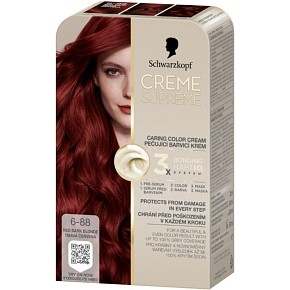 Schwarzkopf Creme Supreme farba do włosów 6-88 ciemna czerwień 60 ml Schwarzkopf Creme Supreme farba do włosów 6-88 ciemna czerwień 60 ml