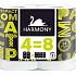 Harmony Compact 3-warstwowy papier toaletowy 4=8, 4 rolki, 34 m rolki