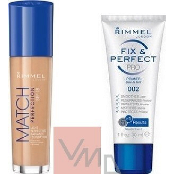 Rimmel London Match Perfection make-up 103 30 ml + báze pod make-up 30 ml