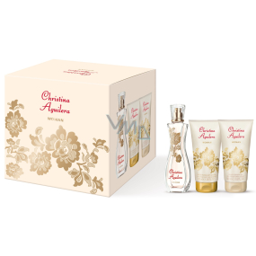 Christina Aguilera Woman parfémovaná voda 30 ml + sprchový gel 50 ml + tělové mléko 50 ml, dárková sada