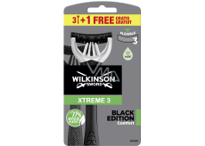 Wilkinson Xtreme 3 Black Edition maszynka do golenia dla mężczyzn 4 sztuki