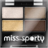 Miss Sporty Studio Colour Quattro cieni do oczu 413 100% Golden 3,2 g