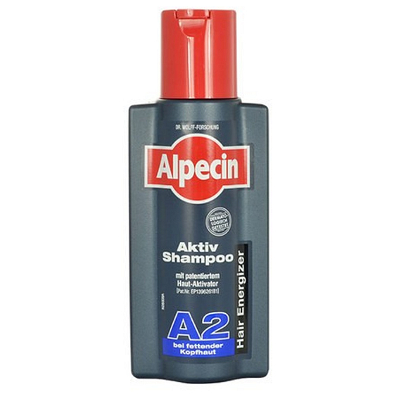Alpecin Active A2 šampon aktivuje růst vlasů na mastné vlasy 250 ml