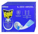 Raid Elektryczny odparowywacz, suche poduszki 1+10 szt.