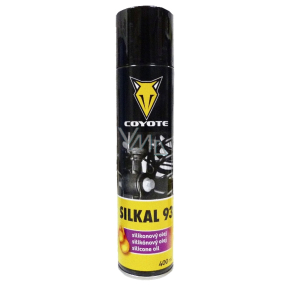 Coyote Silkal 93 silikonowy olej smarujący do łożysk, sworzni, urządzeń elektrycznych i rozruchowych, rowery spray 400 ml
