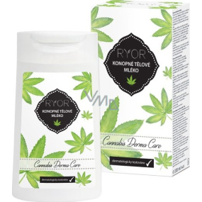 Ryor Cannabis Derma Care Konopné tělové mléko 200 ml