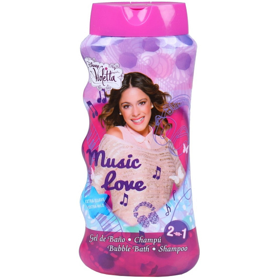 Disney Violetta 2v1 koupelový a sprchový gel pro děti 475 ml