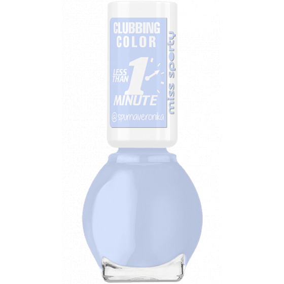 Miss Sporty Clubbing Colour lak na nehty 305 Fluffy Blue 7 ml
