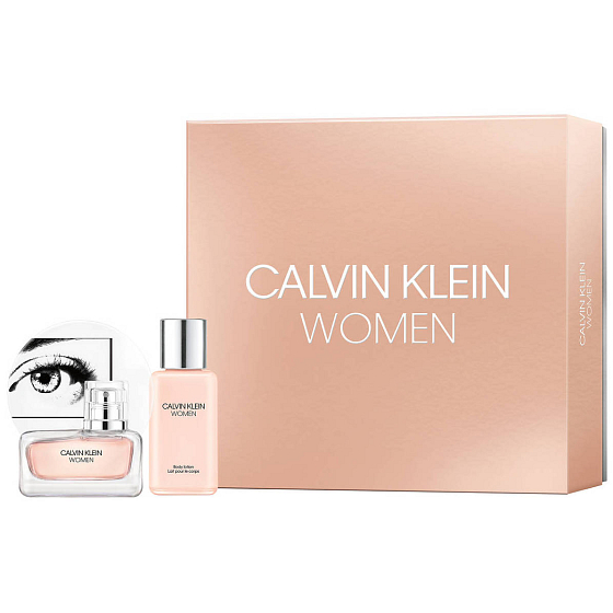 Calvin Klein Woman parfémovaná voda pro ženy 30 ml + tělové mléko 100 ml, dárková sada