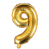 Balon foliowy numer 9, 35 cm