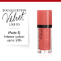 Bourjois Rouge Edition Velvet tekutá rtěnka s matným efektem 22 Abricoquette 7,7 ml