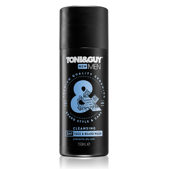 Toni&Guy Men 2v1 Face & Beard hydratační šampon na obličej a vousy 150 ml