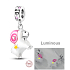 Charm Srebrna 925 Luminozna - Znak zodiaku Baran, zawieszka na bransoletkę