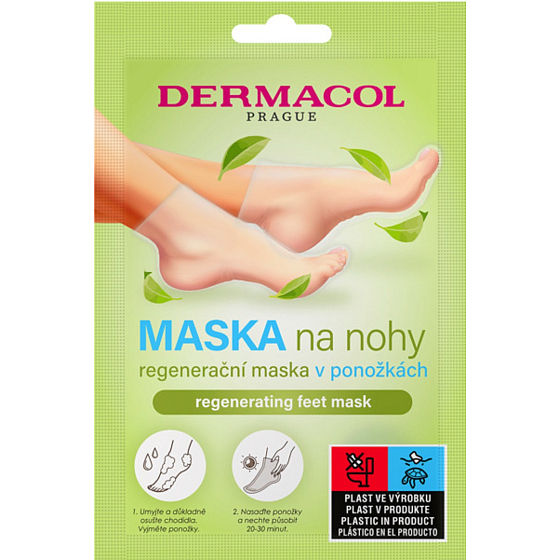 Dermacol Regeneracyjna maska na nogi w skarpetkach 2 x 15 ml