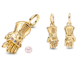 Zawieszka ze srebra próby 925 Marvel The Avengers, Rękawica Nieskończoności, charms do bransoletki