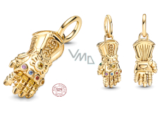 Zawieszka ze srebra próby 925 Marvel The Avengers, Rękawica Nieskończoności, charms do bransoletki