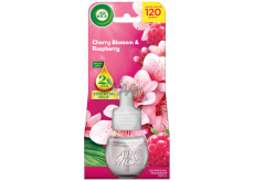Air Wick Essential Oils Cherry Blossom & Raspberry - Třešňový květ a malina, elektrický osvěžovač náhradní náplň 19 ml