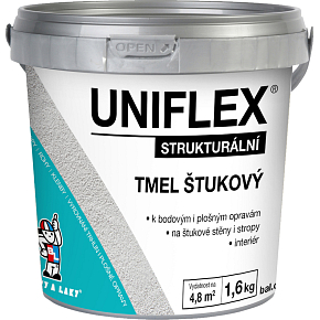 Uniflex akrylowy tynkowy szpachlówka, 1,6 kg