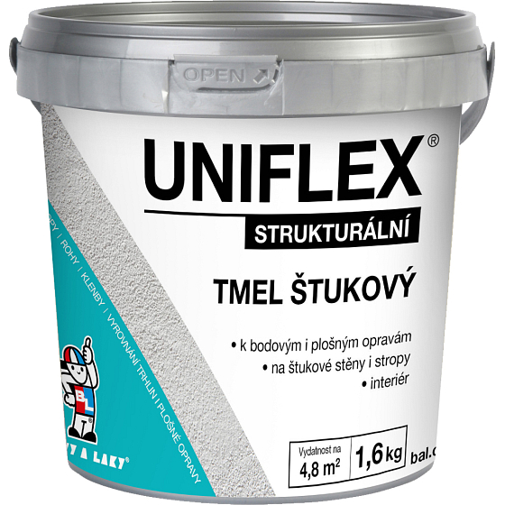 Uniflex akrylowy tynkowy szpachlówka, 1,6 kg