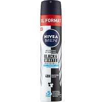 Nivea Men Black & White Invisible Fresh męski antyperspirant, 200 ml