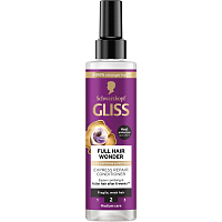 Schwarzkopf Gliss Full Hair Wonder bez spłukiwania odżywka z kofeiną dla kruchych, słabych włosów 200ml