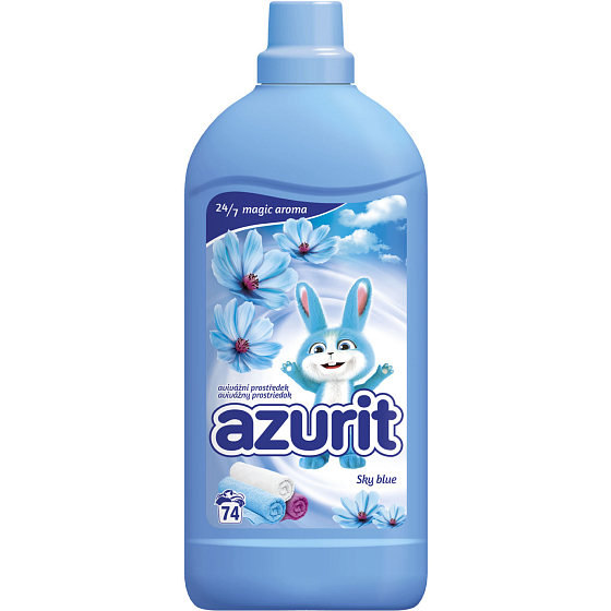 Azurit płyn do płukania Sky Blue, 74 prań, 1628 ml