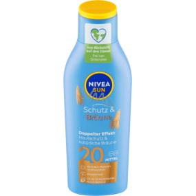 Nivea Sun Protect & Bronze OF20+ intensywne mleczko do opalania 200 ml