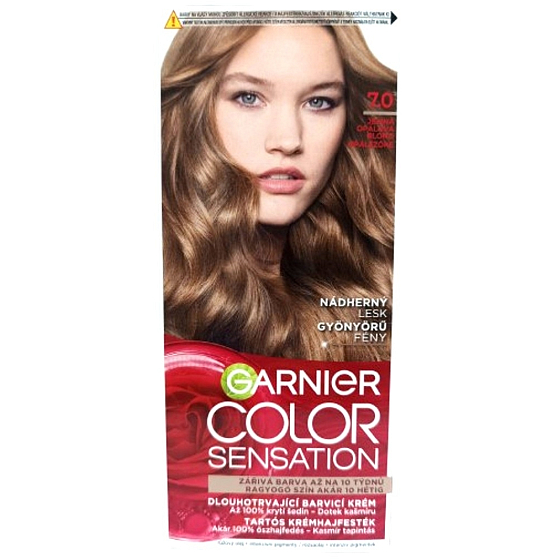 Garnier Color Sensation farba do włosów 7.0 Delikatny opalizujący blond